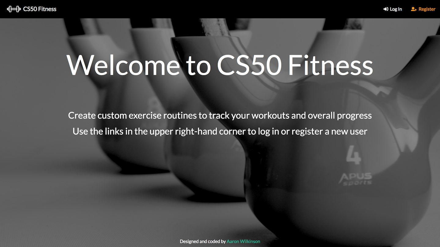 CS50 Fitness